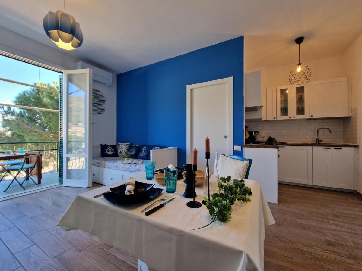 650 Metri Dal Mare - Wifi - Terrazzo - Piscina - A/C Apartment Pietra Ligure Luaran gambar