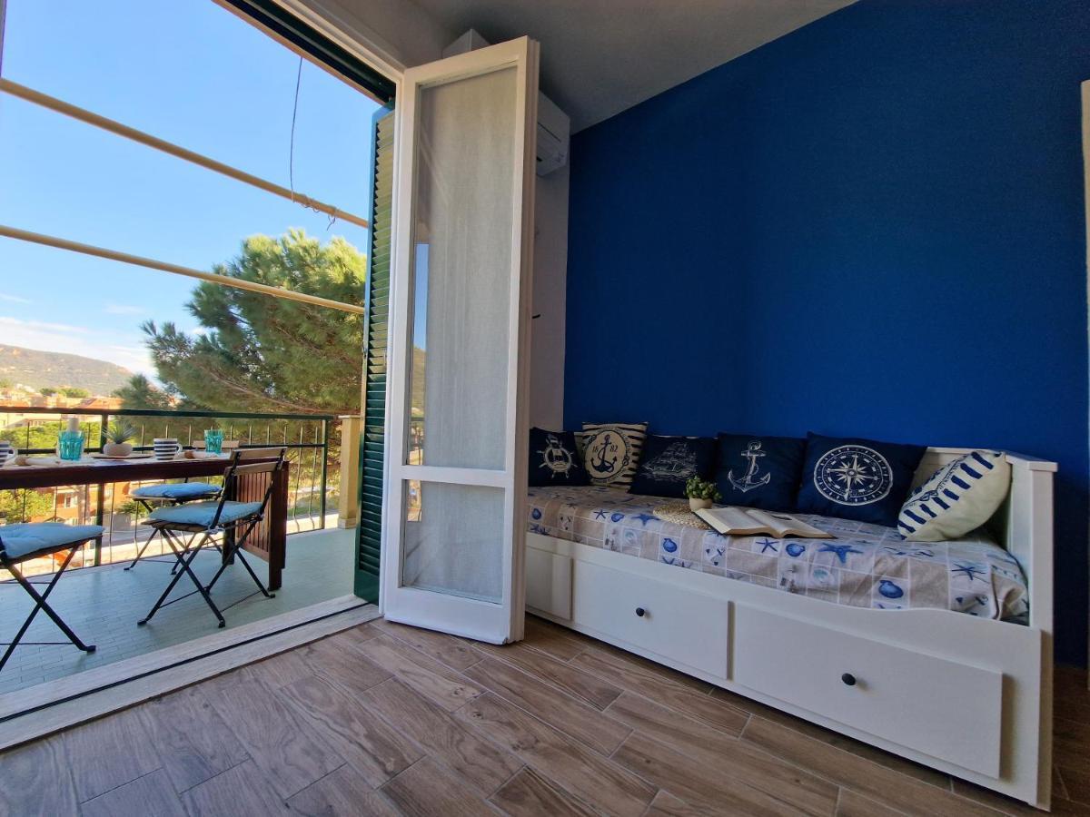 650 Metri Dal Mare - Wifi - Terrazzo - Piscina - A/C Apartment Pietra Ligure Luaran gambar