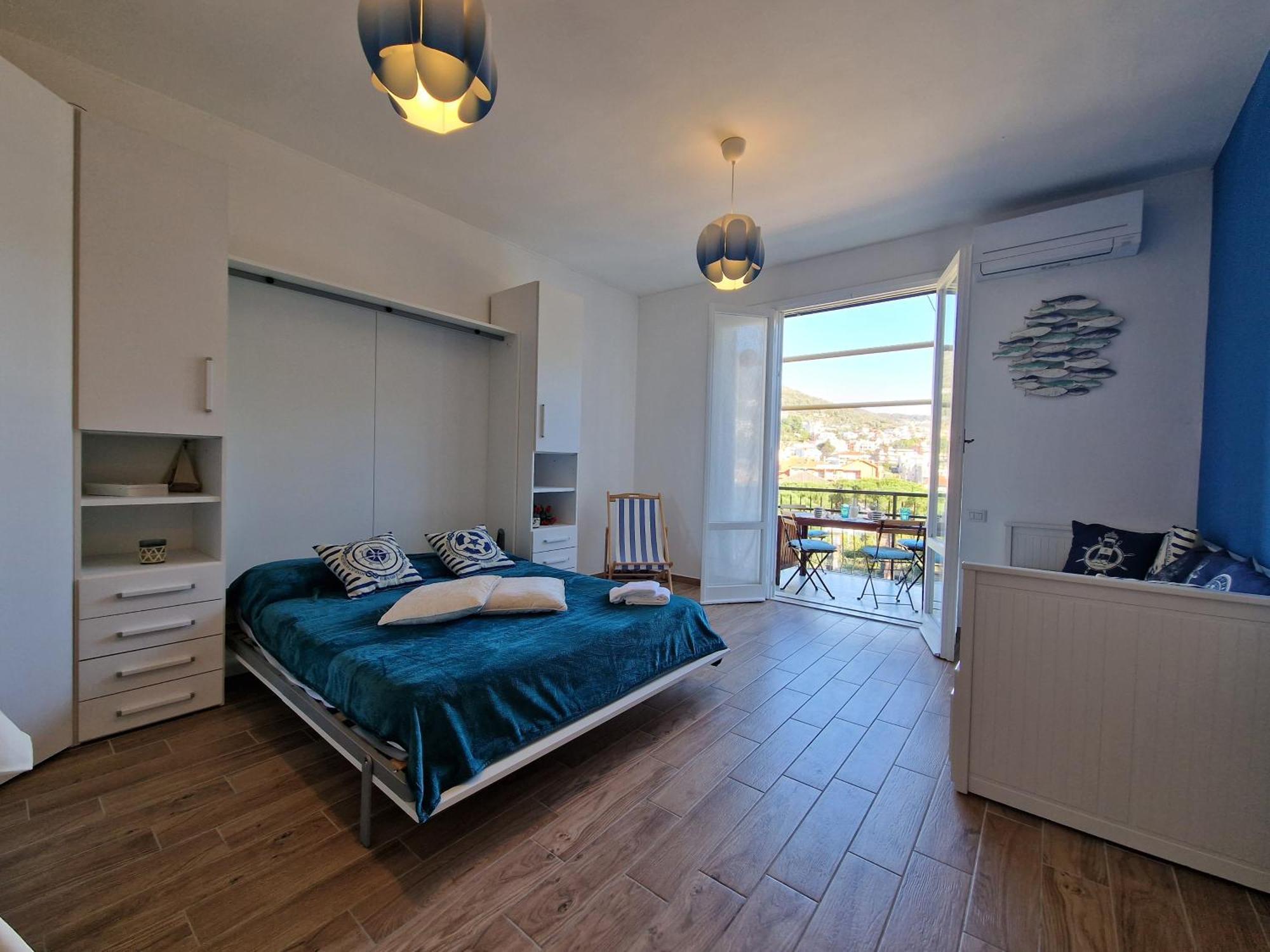 650 Metri Dal Mare - Wifi - Terrazzo - Piscina - A/C Apartment Pietra Ligure Luaran gambar